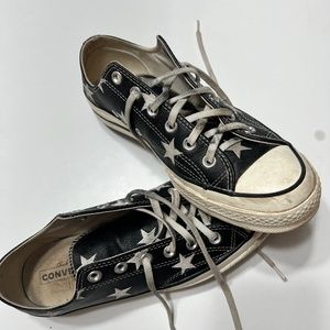 Leather Converse lightly worn with love!